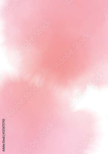 coral pink subtle watercolor splashes
