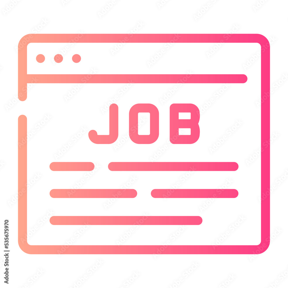 job seeking gradient icon job seeking gradient icon
