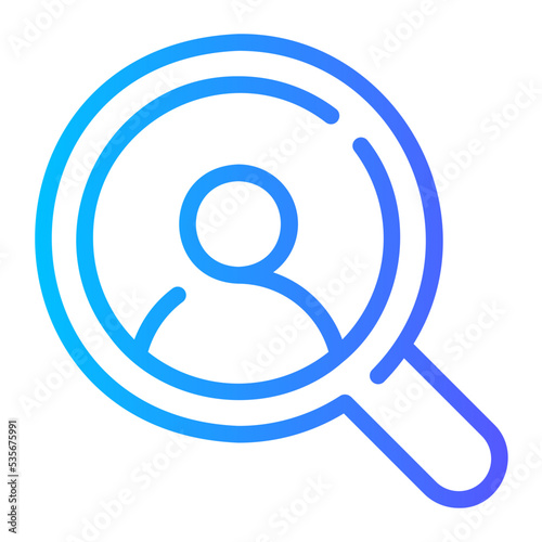 recruitment gradient icon