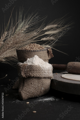 agriculture, atta, background, baked, bakery, bowl, bread, cereal, cereals, chapati, cooking, cuisine, delicious, dried, ear, farm, farming, flour, golden, grain, grains, homemade, india, indian, indi photo
