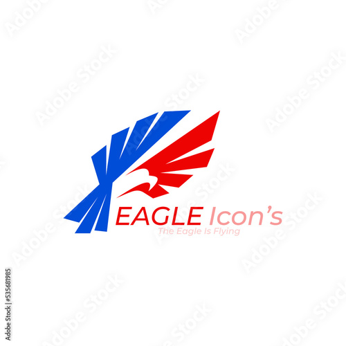 Eagle logo , Eagle logo vector template, Falcon wing logo template Free Download Eagle logo , Eagle logo vector template, Falcon wing logo template - GFXLoad