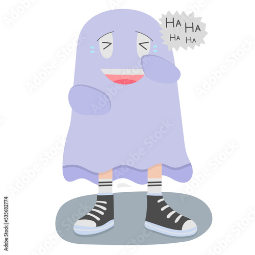 Laugh flat icon,linear,outline,graphic,illustration