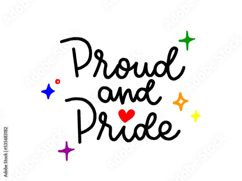Hand draw LGBT pride Hand written lettering isolated. Vector template for poster, social network, banner, cards. word PRIDE for poster. LGBTQ love symbol background. Concept design.