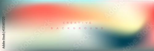 Modern abstract colorful gradient banner background design