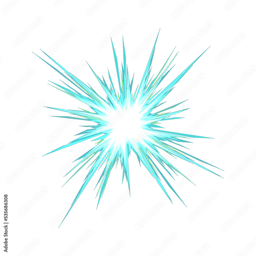 blue light abstract 