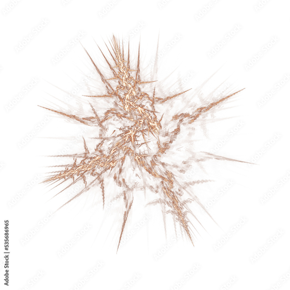 Obraz premium brown star abstract