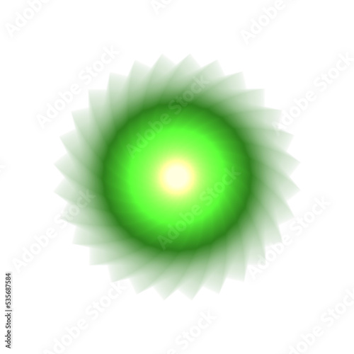 green light abstract