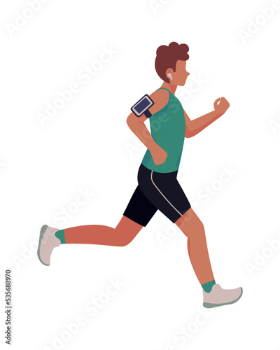 runner sport man © Stockgiu
