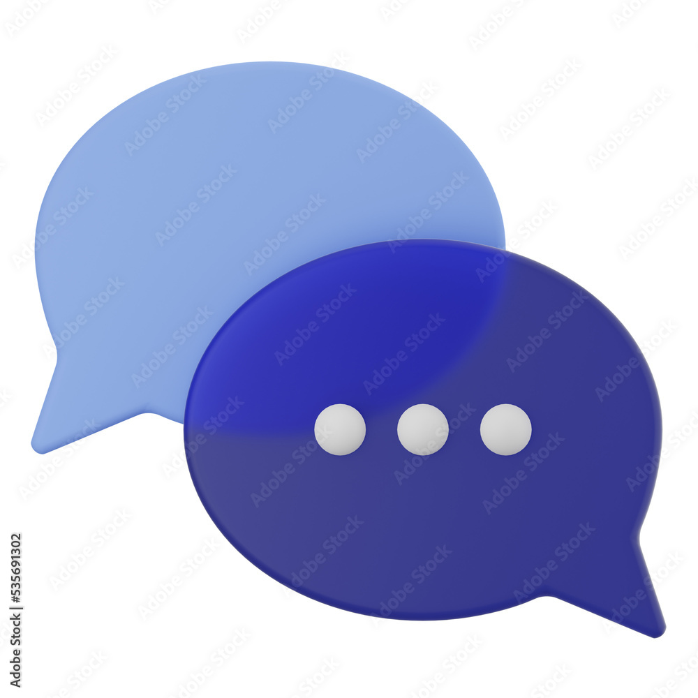Speech Bubble Chat 3d illustration Speech Bubble Chat 3d illustration