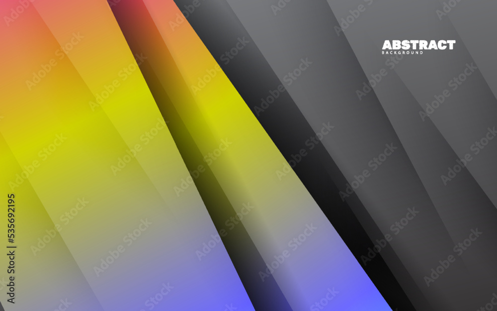 Fototapeta premium Abstract overlap layer paper background