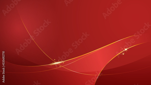 abstract luxury red and gold background vector design modern illustration template layout