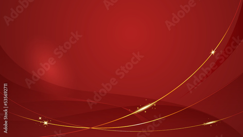 abstract luxury red and gold background vector design modern illustration template layout
