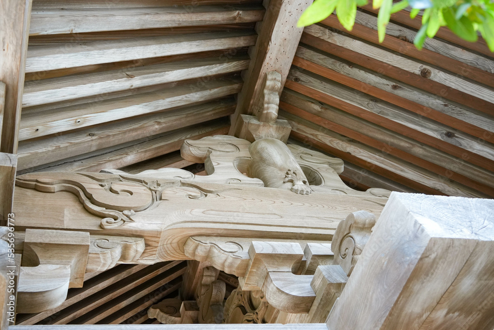 Obraz premium 極楽寺の装飾（神奈川県鎌倉市・極楽寺） 