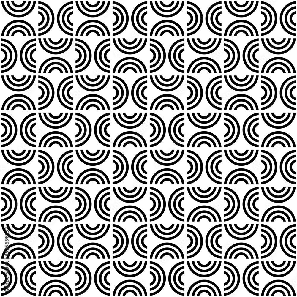 Vector seamless with geometric modern pattern