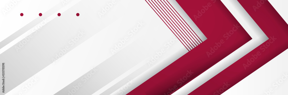Abstract red and white blank space modern futuristic banner background vector illustration design. Vector illustration design for presentation, banner, cover, web, card, poster, wallpaper Abstract red and white blank space modern futuristic banner background vector illustration design. Vector illustration design for presentation, banner, cover, web, card, poster, wallpaper