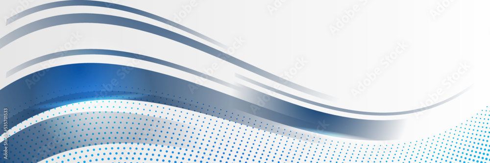 Vettoriale Stock Abstract blue and white geometric shapes vector ...