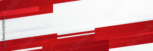 Modern red white abstract banner background. Vector illustration design for presentation, banner, cover, web, flyer, card, poster, wallpaper, texture, slide, magazine