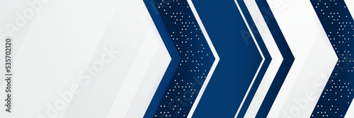blue and white geometric shapes abstract modern technology background design. Vector abstract graphic presentation design banner pattern background web template.