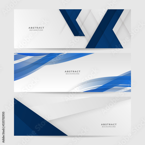 Minimal geometric blue and white geometric shapes light technology background abstract design. Vector illustration abstract graphic design pattern presentation background web template.