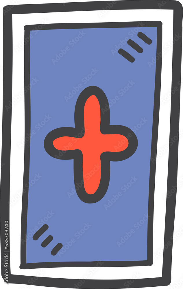 Obraz premium Hand Drawn Playing cards illustration