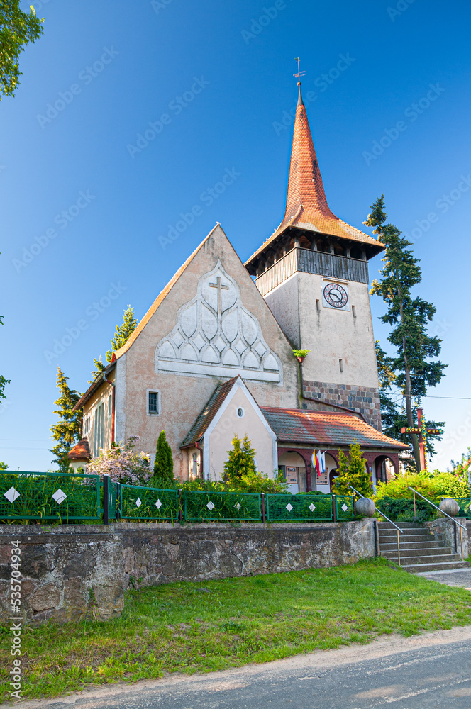 Church of st. John the Baptist, Ojerzyce, Lubusz Voivodeship, Poland