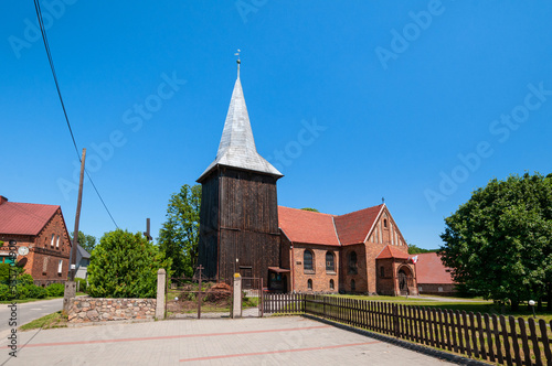 Church of Nativity of the Blessed Virgin Mary in Sieniawa, Lubusz Voivodeship, Poland photo