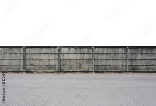 Wallpaper Mural Old wall isolated on white. Torontodigital.ca