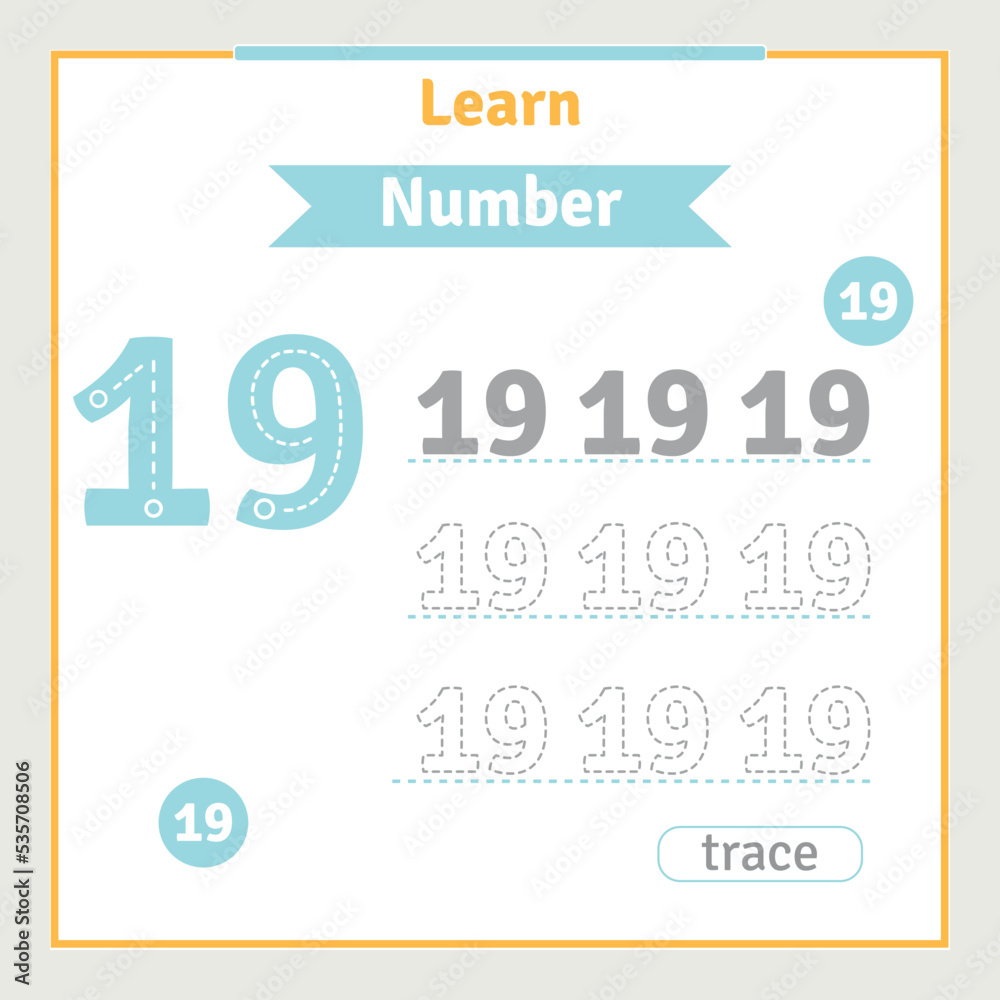 Back to school worksheet for kids with number tracing fun vector preschool number illustration for kids learning activity alphabet coloring book Back to school worksheet for kids with number tracing fun vector preschool number illustration for kids learning activity alphabet coloring book
