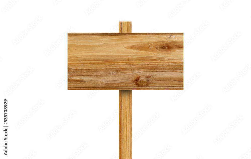 Sign wood isolated on white background. Sign wood isolated on white background.