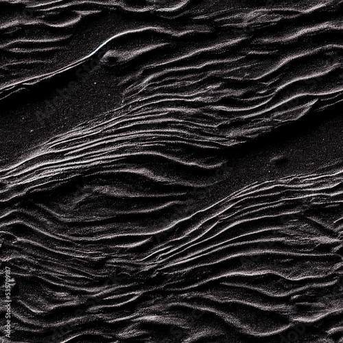 Seamless texture of the black sand