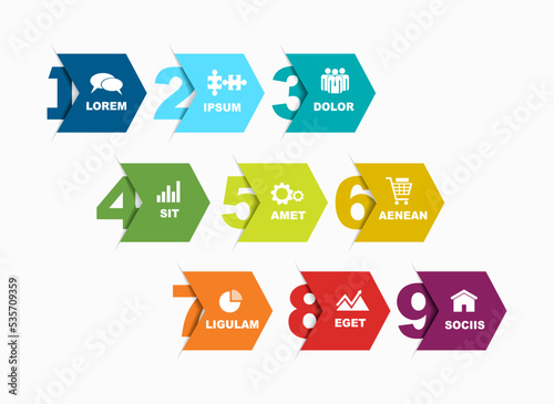 Infographic design template with place for your data. Vector illustration.
