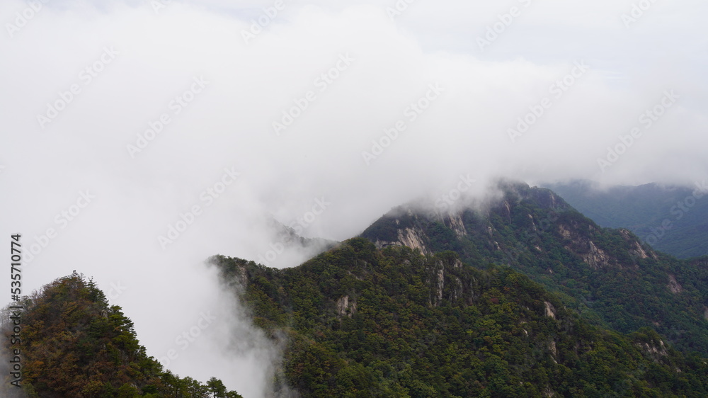 Juheulsan scenery in Mungyeong, South Korea