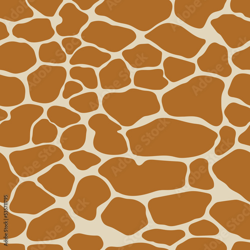 Vector giraffe print pattern animal Seamless. Giraffe skin abstract for printing, cutting, and crafts Ideal for mugs, stickers, stencils, web, cover. wall stickers, home decorate and more.