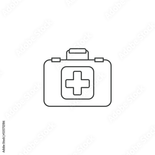 Medical Bag Icon with Hands icons symbol vector elements for infographic web