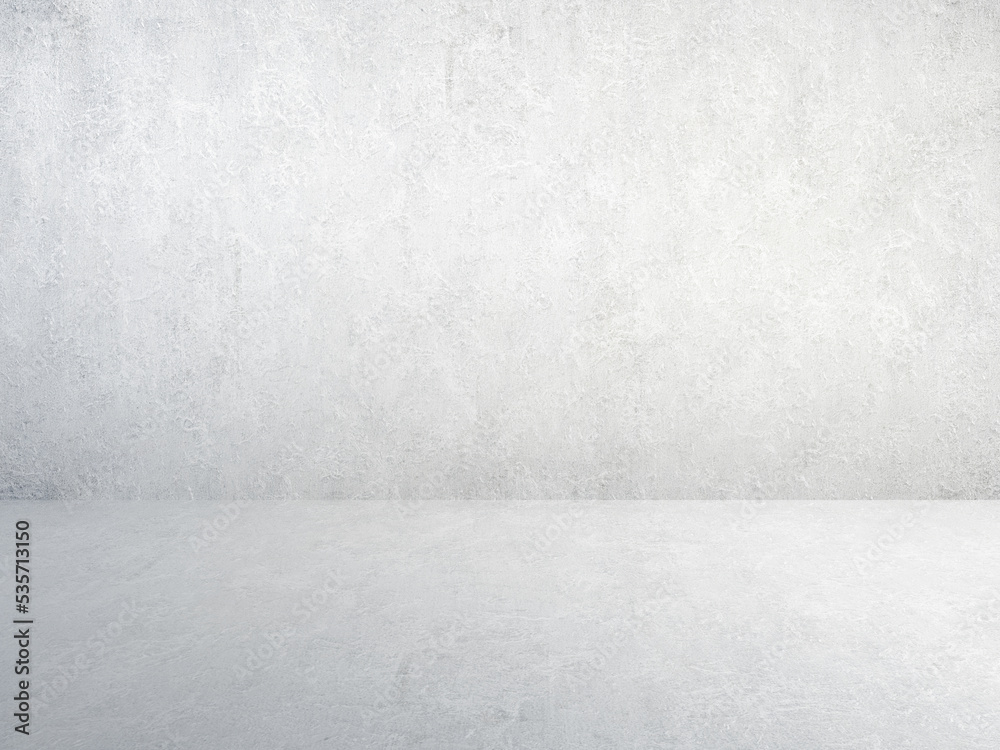concrete white room concrete white room