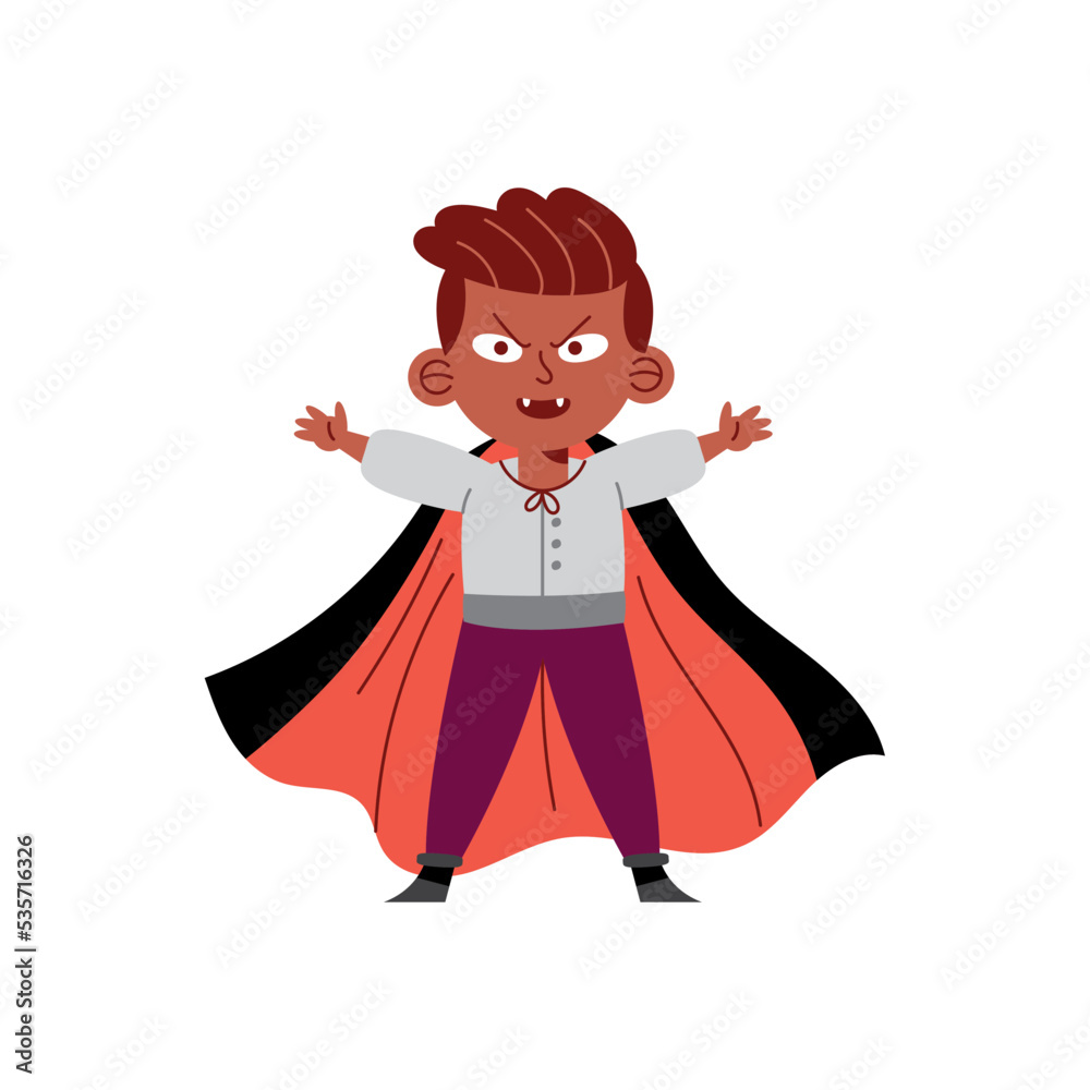 Fototapeta premium boy with disguise dracula