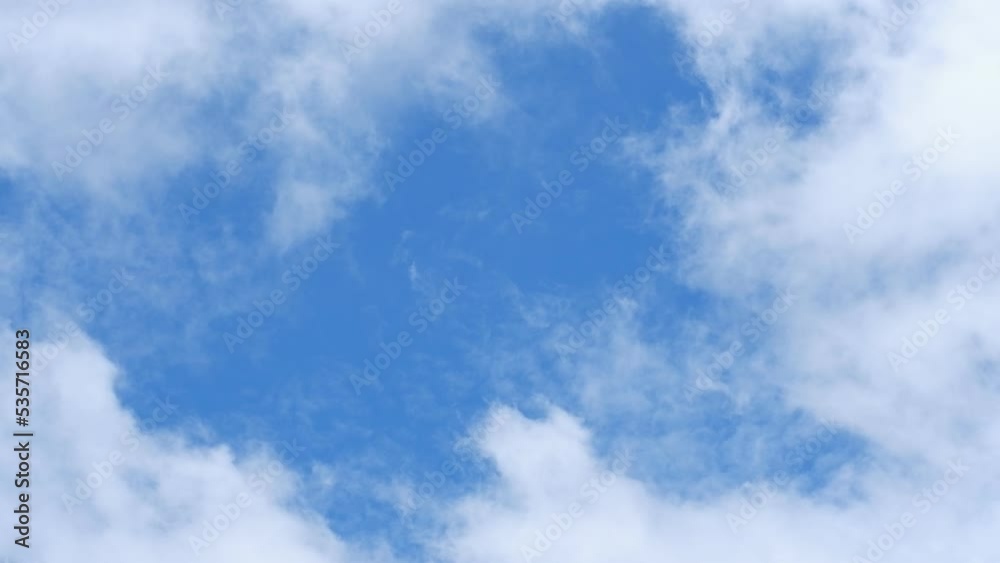 Landscape white clouds 4K, Cumulus cloud cloudscape, Nature weather blue sky, White clouds background. Cloud time lapse nature background.real speed footage Landscape white clouds 4K, Cumulus cloud cloudscape, Nature weather blue sky, White clouds background. Cloud time lapse nature background.real speed footage