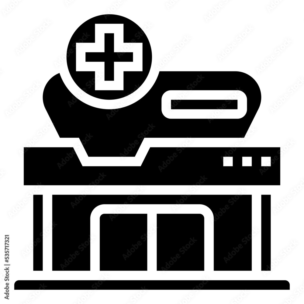 Obraz premium Hospital icon