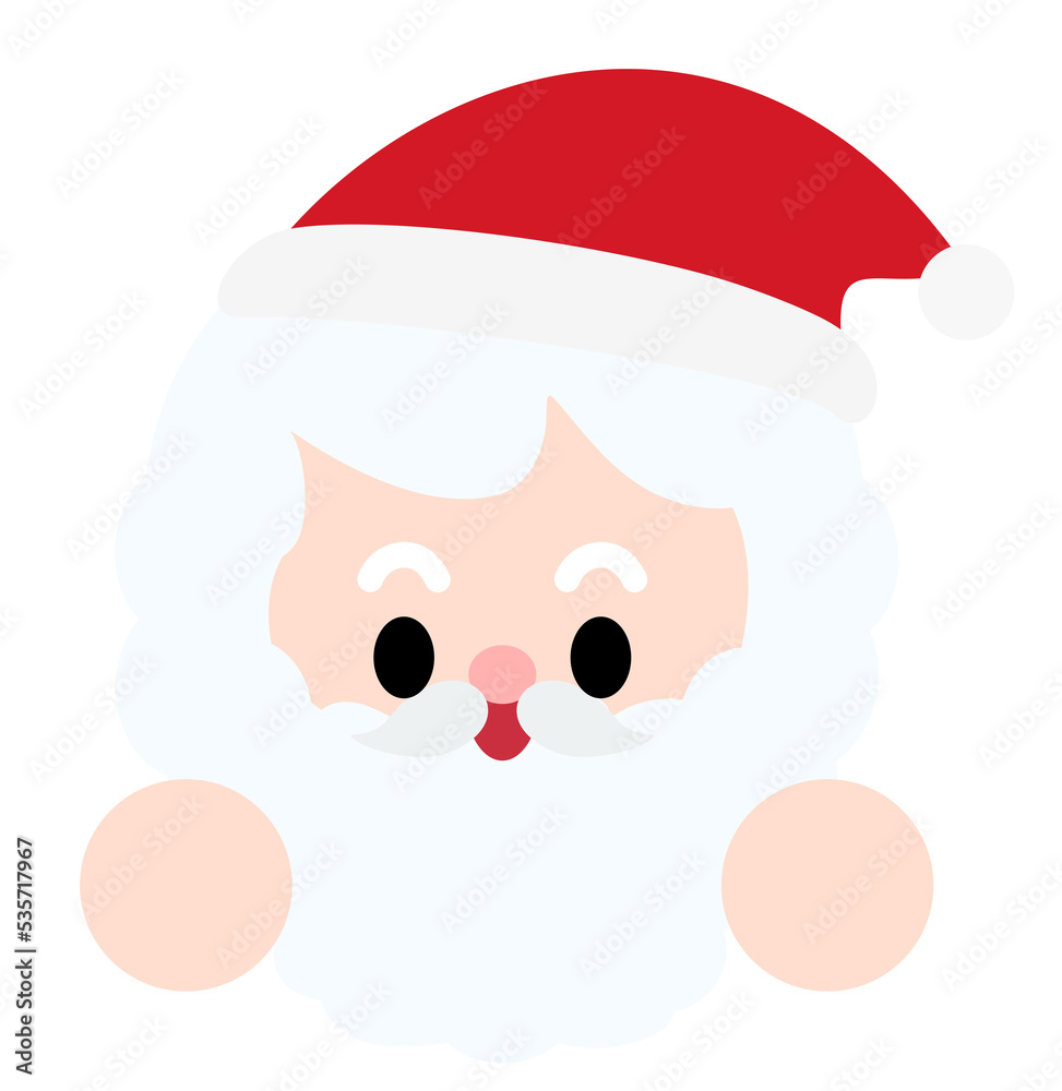 Christmas Santa Claus blank sign cartoon Christmas Santa Claus blank sign cartoon