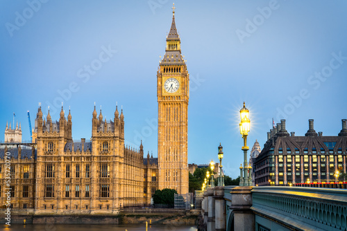 Photography Big Ben at dawn in London. England