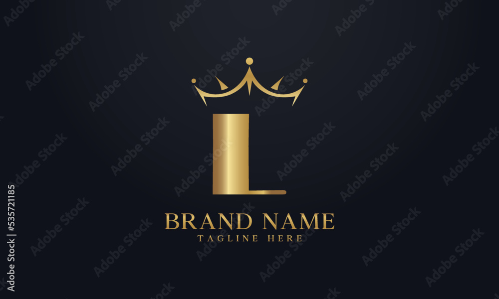 king crown logo vector and extra bold queen symbol
