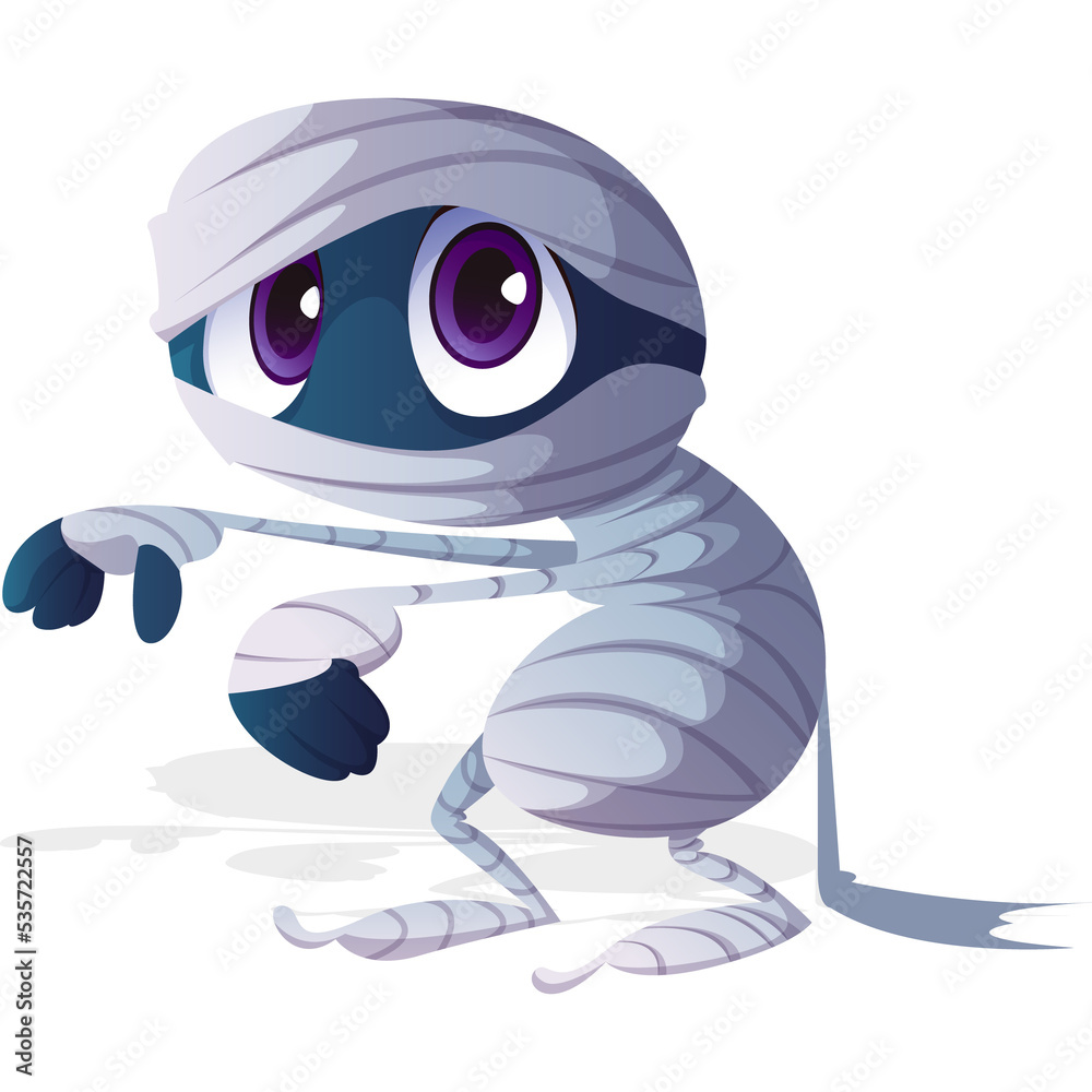 Obraz premium Cartoon mummy