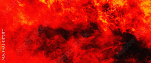 Fire background. Horizontal image. Copy space.