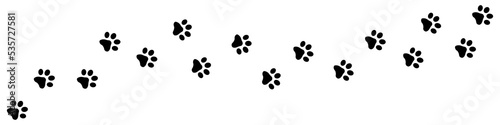Animal Paw Track - Black Isolated Illustration Icons