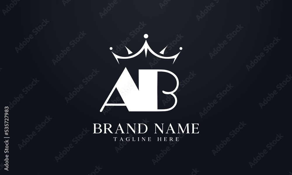 King crown logo design vector and extra bold queen symbol King crown logo design vector and extra bold queen symbol