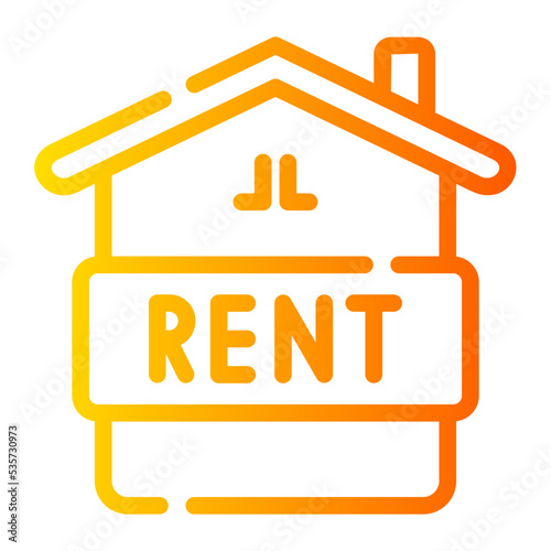 rent gradient icon
