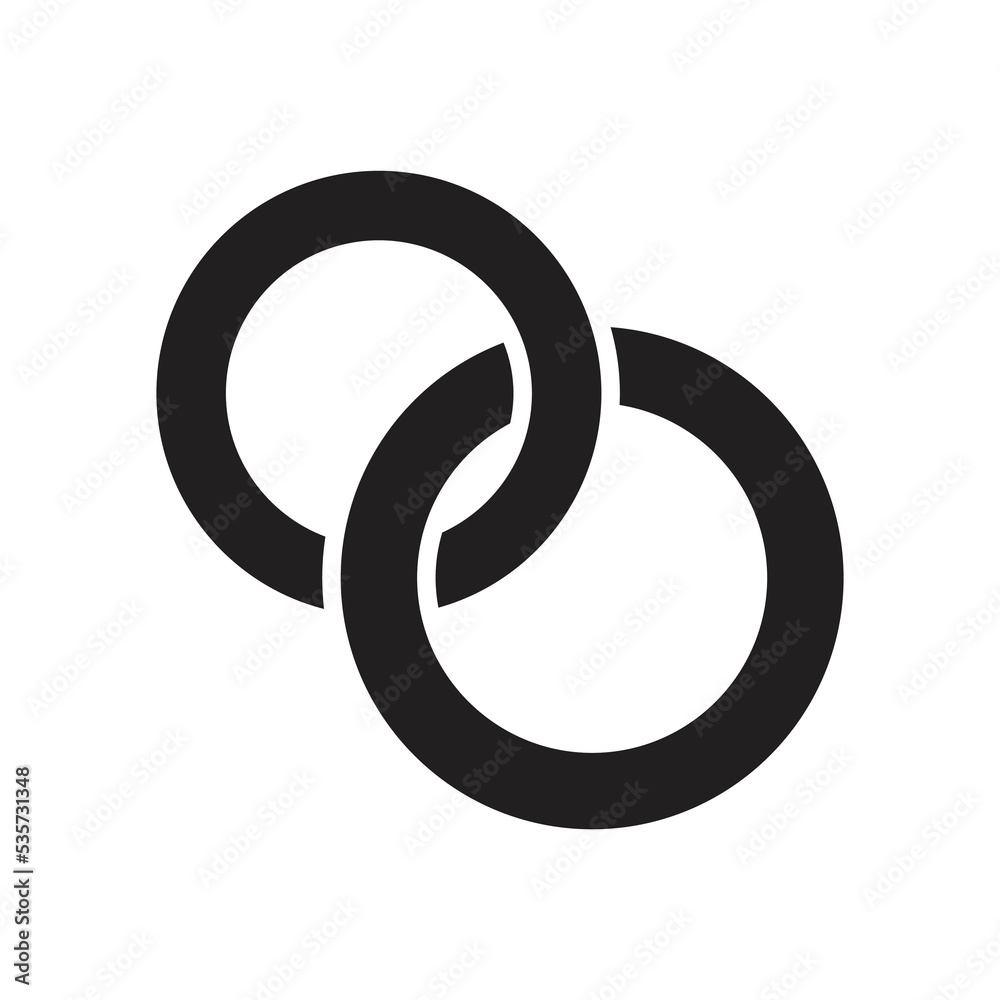 Wedding rings icon design. isolated on white background. vector illustration Wedding rings icon design. isolated on white background. vector illustration
