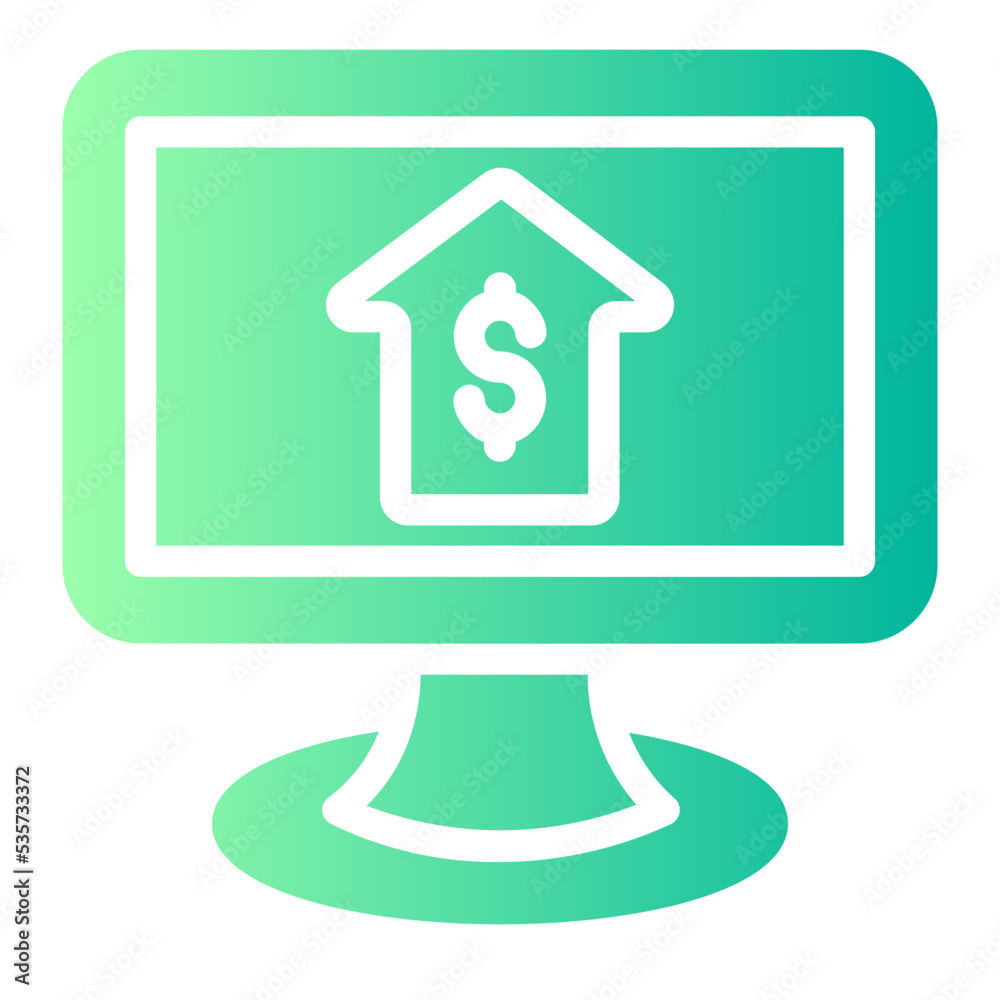advertisement gradient icon advertisement gradient icon