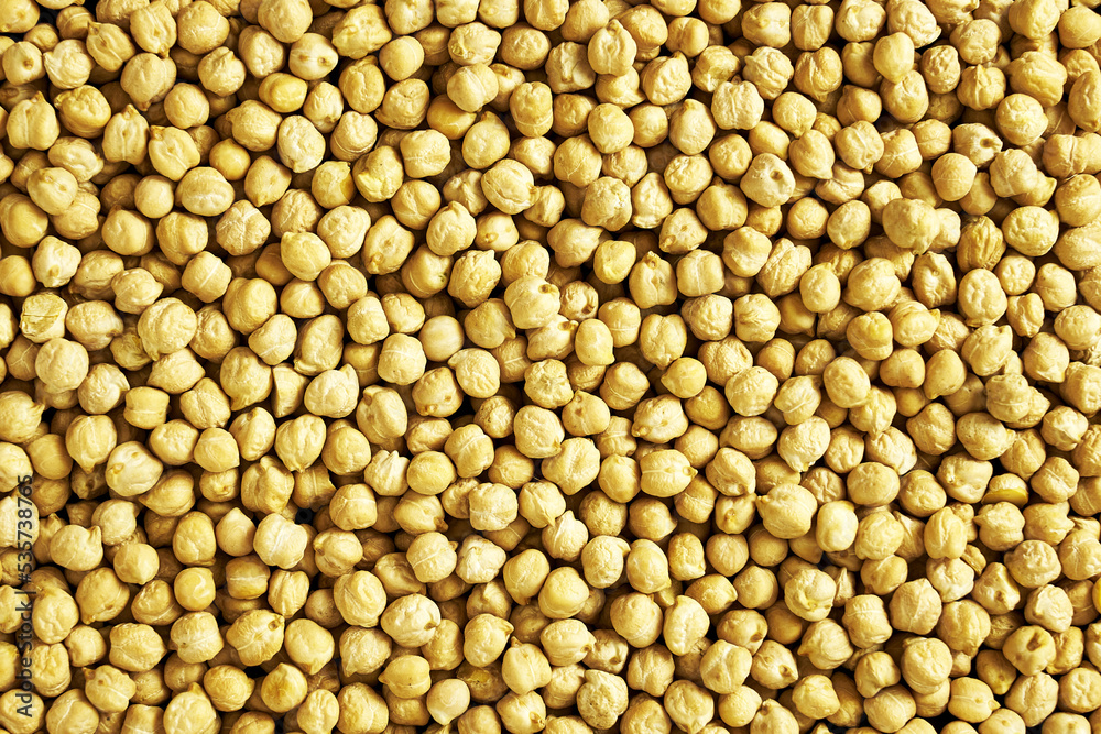 chickpeas scattered on the table background backdrop chickpeas scattered on the table background backdrop