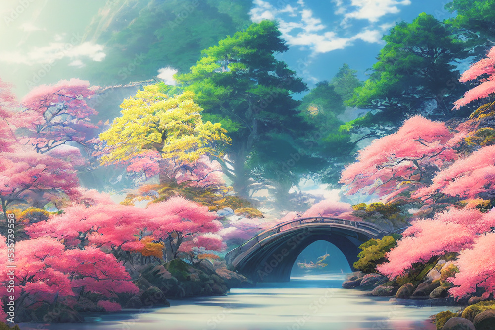 Anime Forest Background  Anime scenery, Anime background, Anime